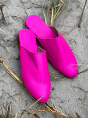 Georgie Slides Hot Pink - CLEARANCE SALE