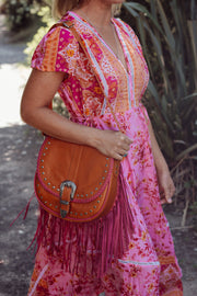 Valentina Pink Tassel Bag