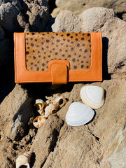 Zahara Cow Hide Wallet - CLEARANCE SALE