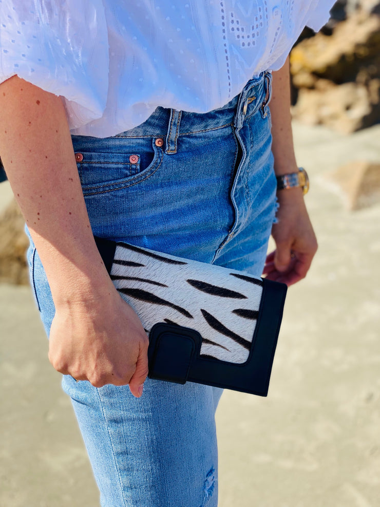 Zahara Cow Hide Wallet - CLEARANCE SALE