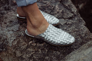 Nyah Woven Mule Silver