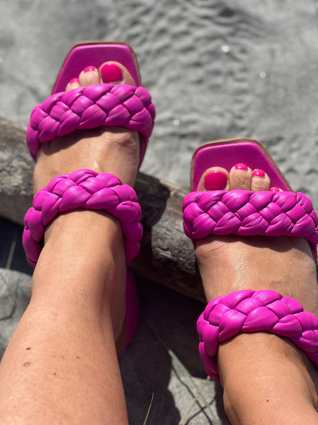 Rosie Heels Hot Pink
