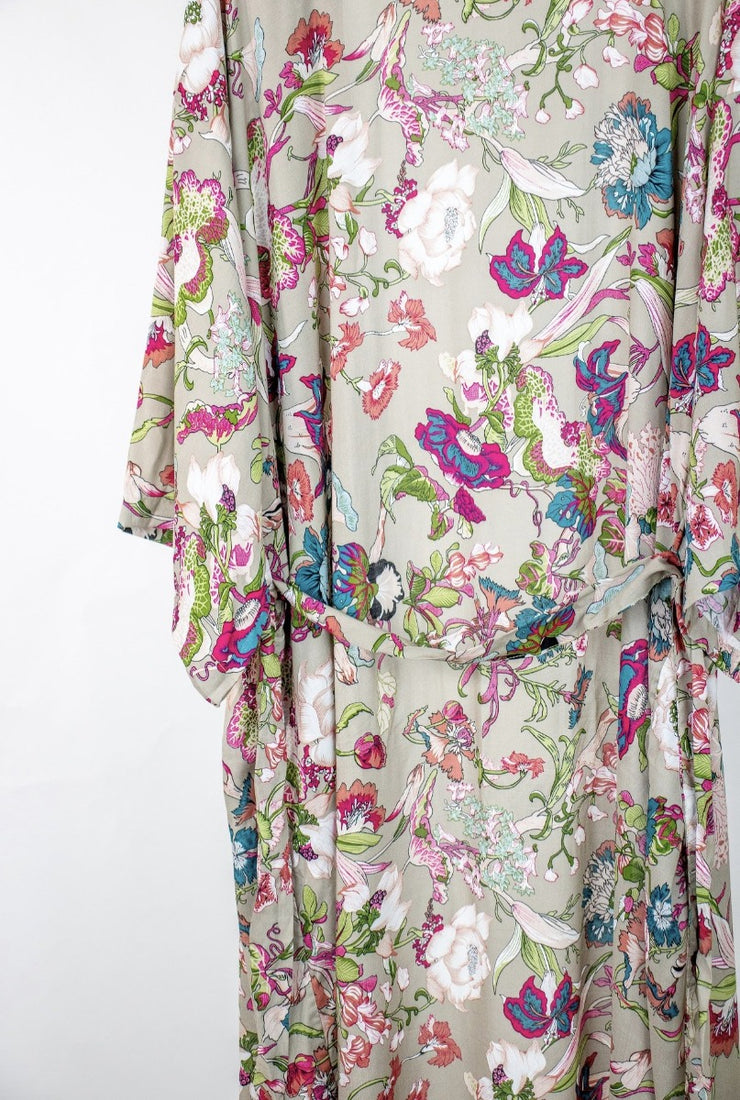 Ivory Flora Robe
