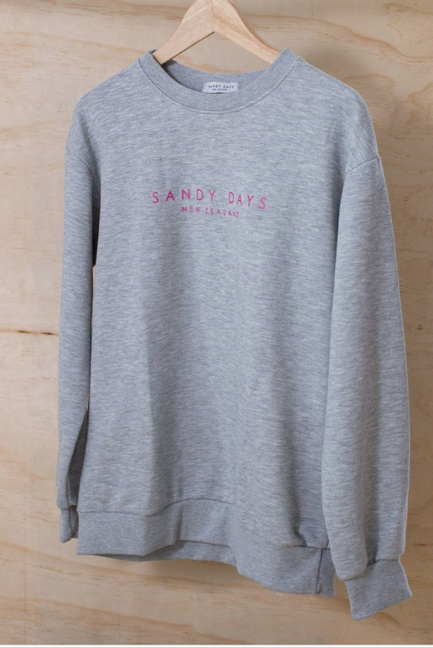 Sandy Days Grey Crew