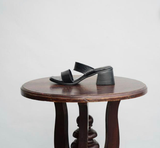 Fiona Double Strap Heels