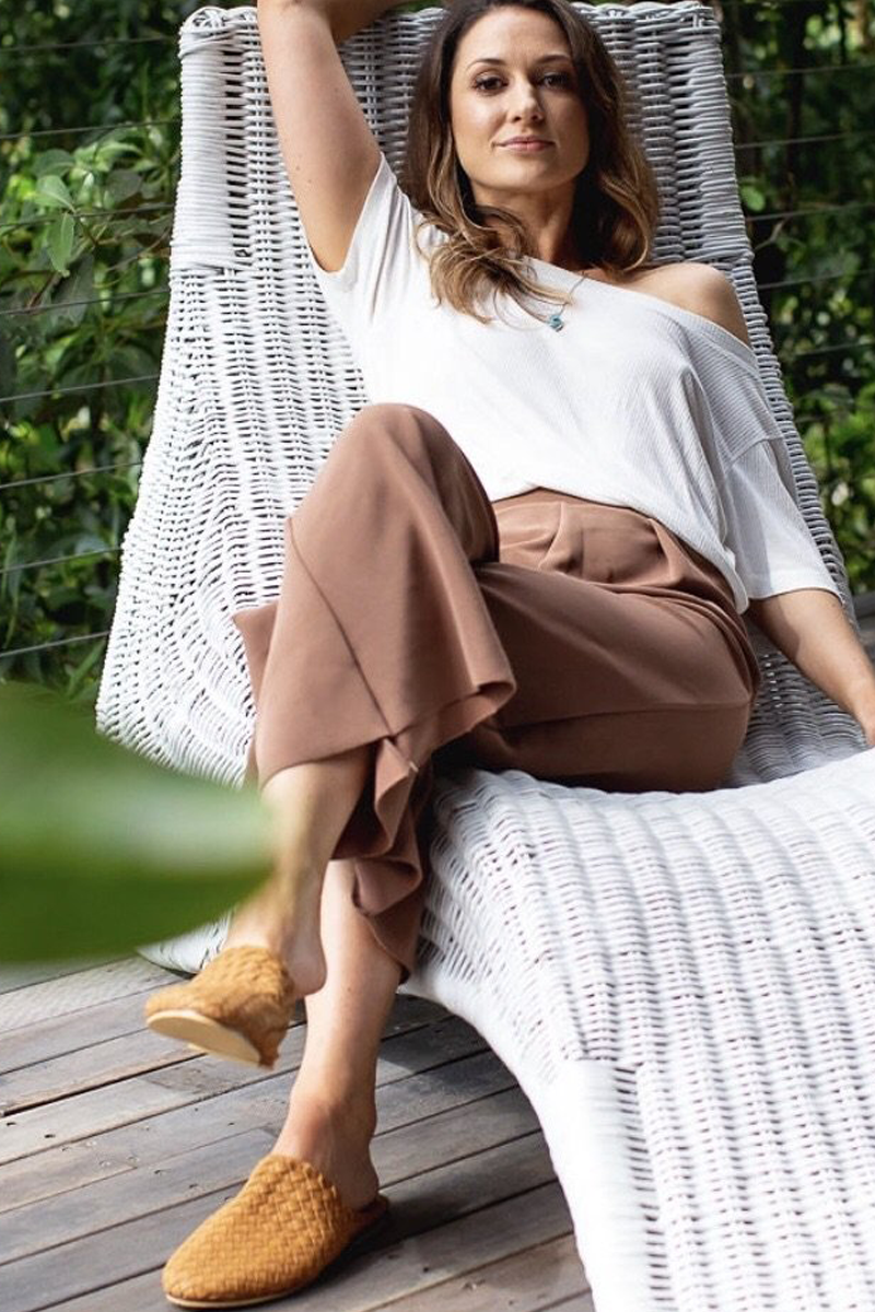 Nyah Woven Mules Tan Sandy Days
